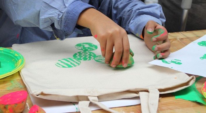 Atelier peinture textile - Enfants - Chez Bibi